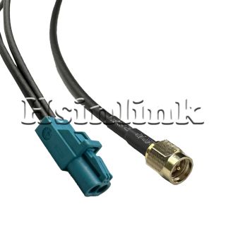 HS-2port-MiniFakraZF(RA) To SMAM With DS302 Cable XXcm (6G)_web02